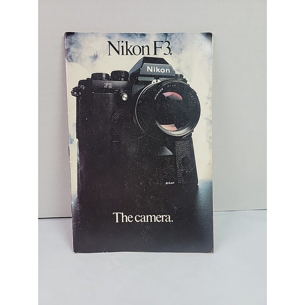 1982 Nikon F3 Camera Brochure Catalog NASA Space Shuttle 35mm Film SLR